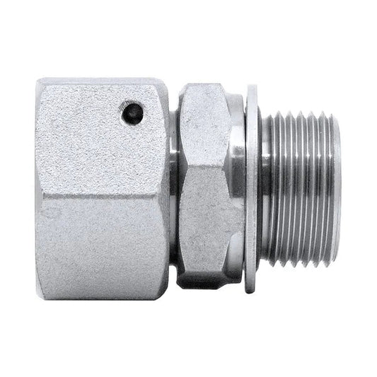 Metric Tube Female Swivel x BSPP Port Male