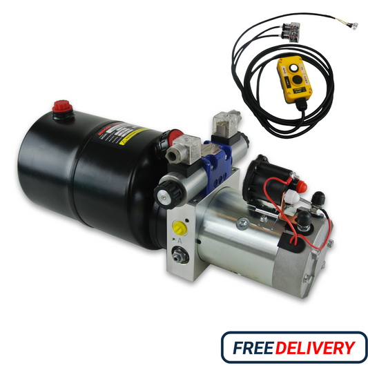 Hydraulic Power Pack 12-24V DC 4 Lt/min 3000 PSI P&T / Single Acting / Double Acting