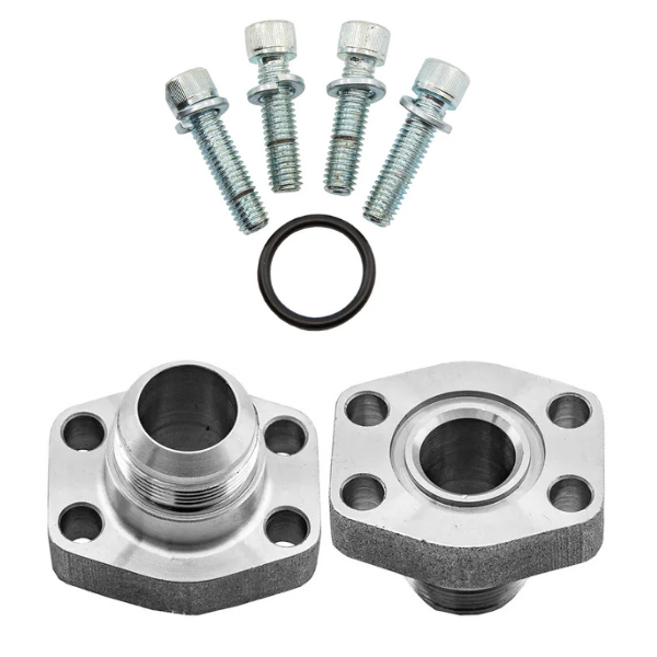 Code 61 and 62 Flange Block x JIC Male with O-ring Groove