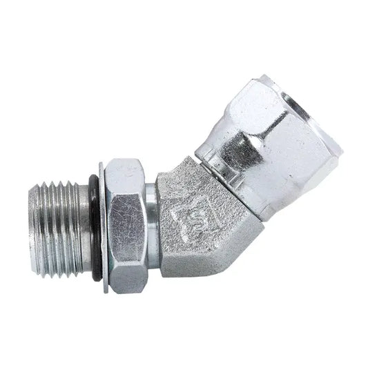 JIC FEMALE SWIVEL x UNO MALE 45°