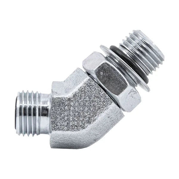 JIC FEMALE SWIVEL x JIC MALE 45°