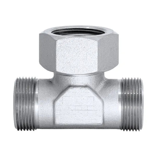 Metric Tube Male x Metric Tube Female Swivel - Branch Tee