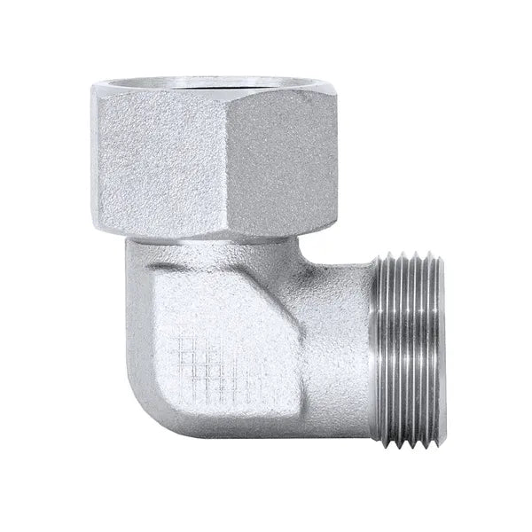 Metric Tube Female Swivel x Metric Tube Male - 90° Elbow