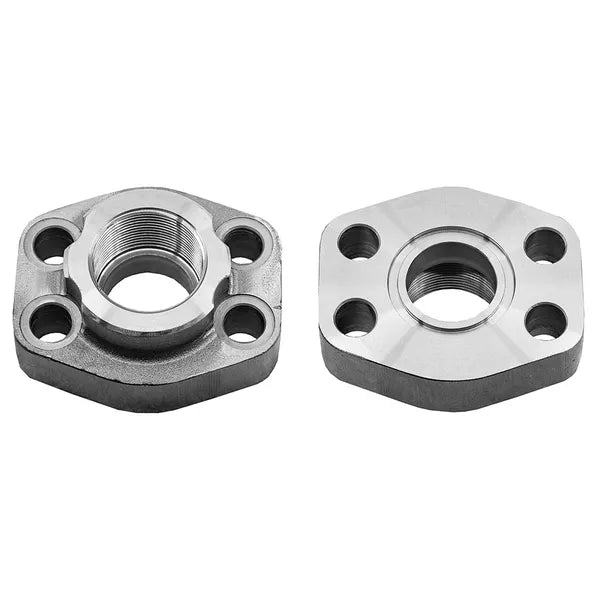 Code 61 and 62 Flange Block x BSPP Female with O-ring Groove