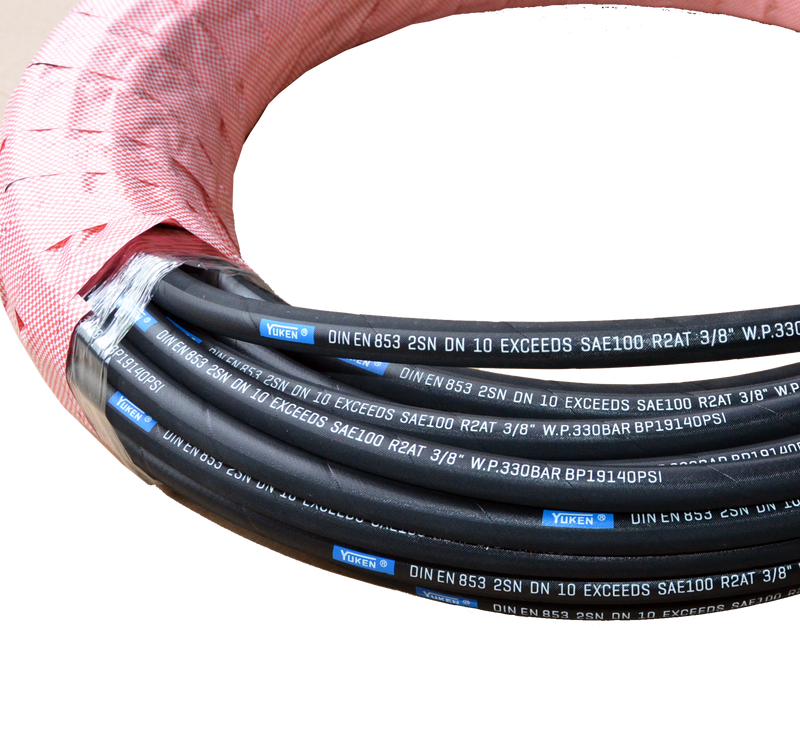 SAE 100R2 - Double Wire Braid Hydraulic Hose 1/4 3/8 1/2 5/8 3/4