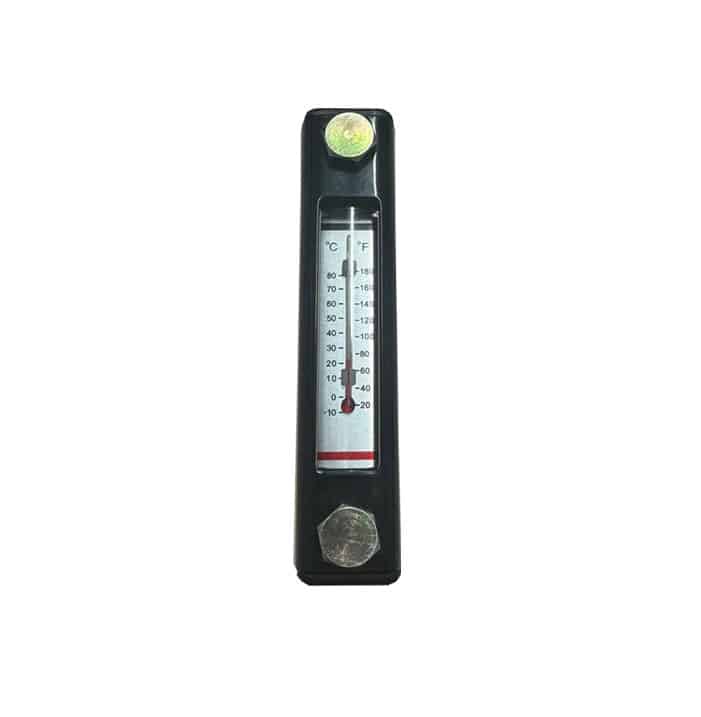 LG2-05T-M12BLK Level & Temperature Indicator 127mm Black