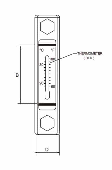 LG2-03-M12 Level Indicator 76mm