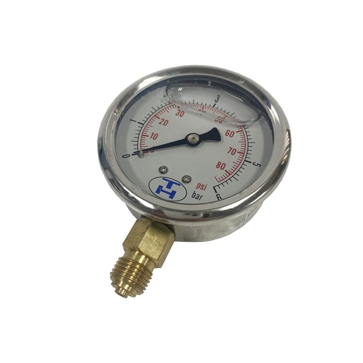 Pressure Gauge 63mm Diameter 1/4″ BSPP