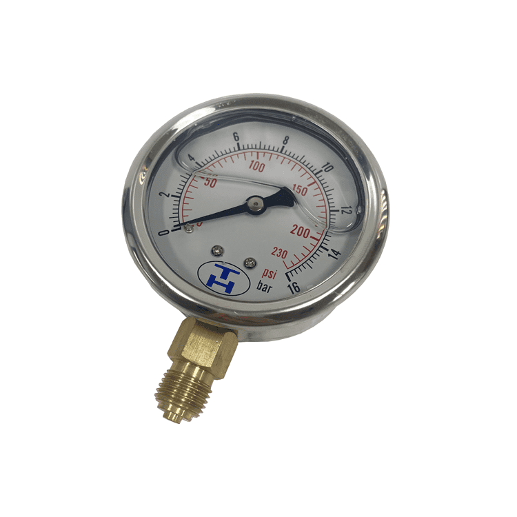 Pressure Gauge 63mm Diameter 1/4″ BSPP