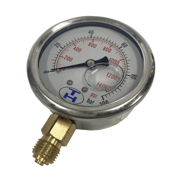 Pressure Gauge 63mm Diameter 1/4″ BSPP