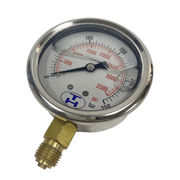 Pressure Gauge 100mm Diameter 1/2″ BSPP