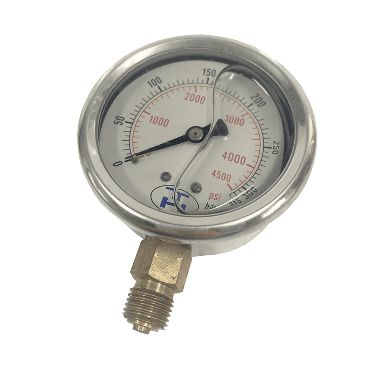 Pressure Gauge 100mm Diameter 1/2″ BSPP