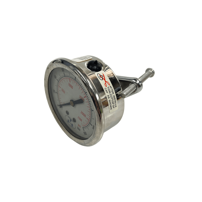 Pressure Gauge 63mm Diameter 1/4″ BSPP