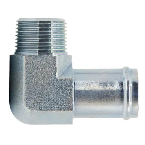 BSPT Male x Low Pressure Hose Tail - 90° Elbow
