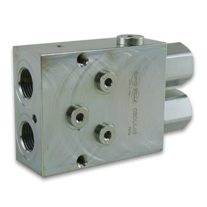 OFC Hydraulics - Dual Counter Balance Valve - Internal Vent - Brake Release