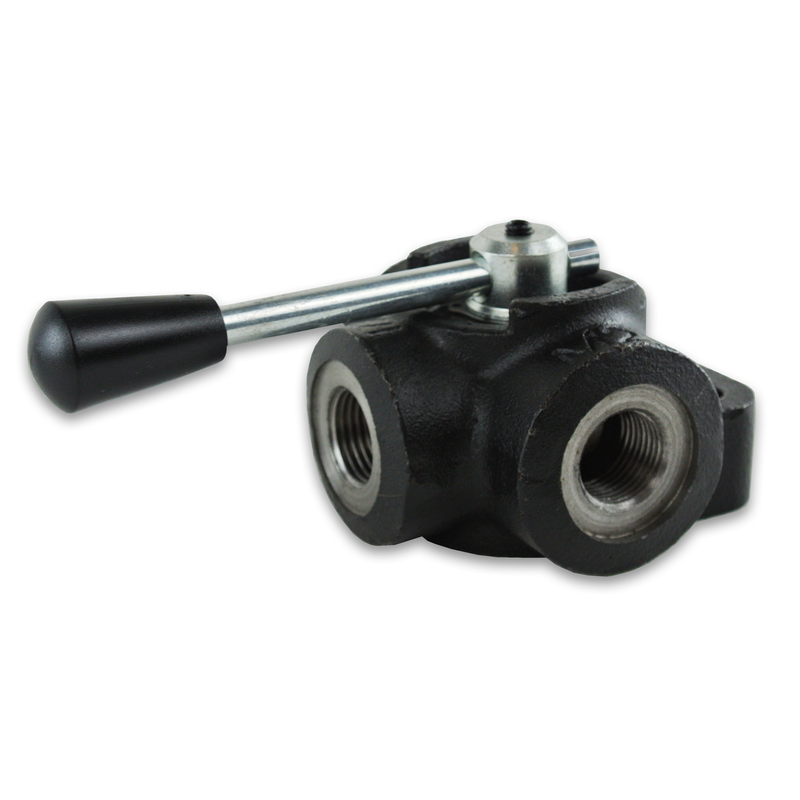 HV Hydraulic - Manual Diverter Valve - 3 Port