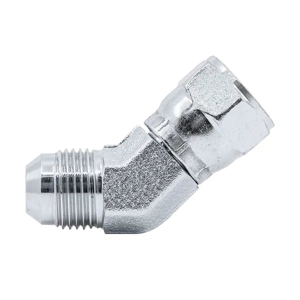 JIC FEMALE SWIVEL x JIC MALE 45°