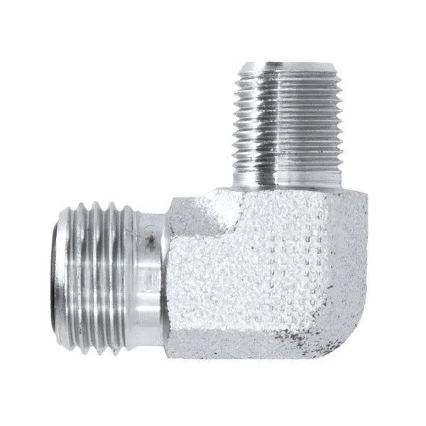 NPT MALE x ORFS MALE 90° ELBOW