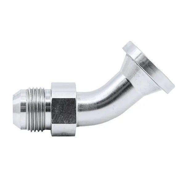 CODE 61 FLANGE x JIC MALE 45° TUBE ELBOW