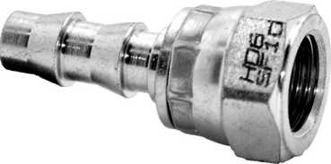 SAE Female Push Lock Straight (100R6)