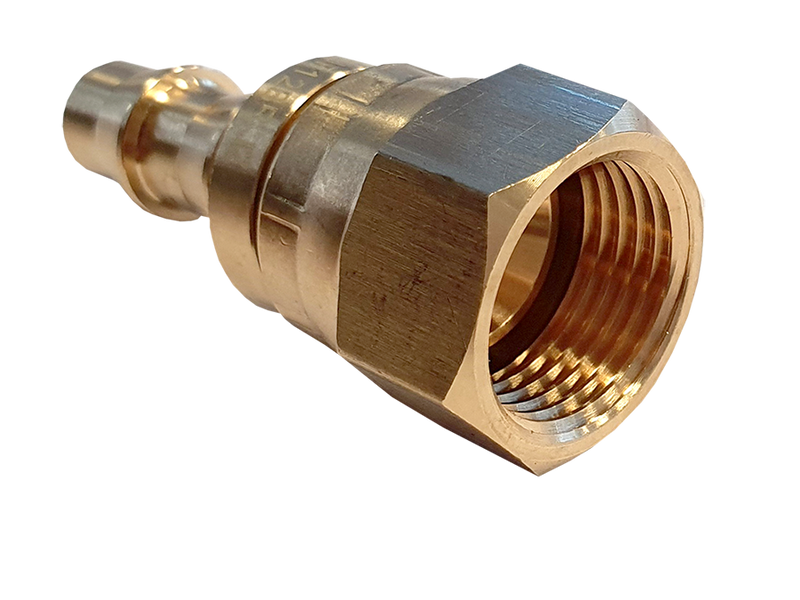 Brass Push Lock Straight (100R6)