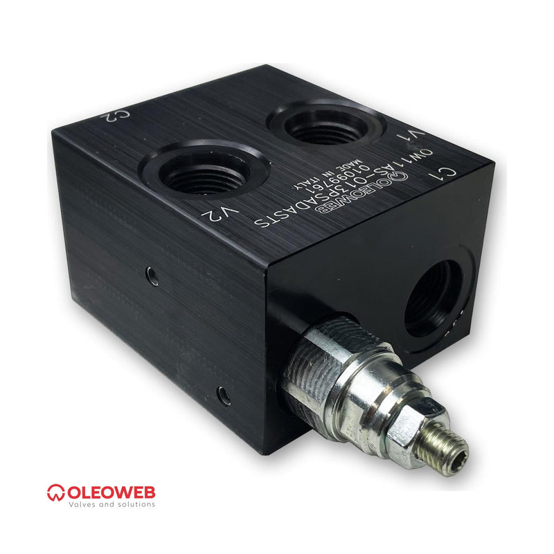 Oleoweb - Counter Balance Valve - Internal Vent T11-A Cartridge Valve