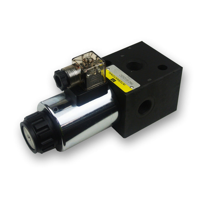 International - Solenoid Diverter Valve - 3 Port - 210 bar - 1/2" BSPP