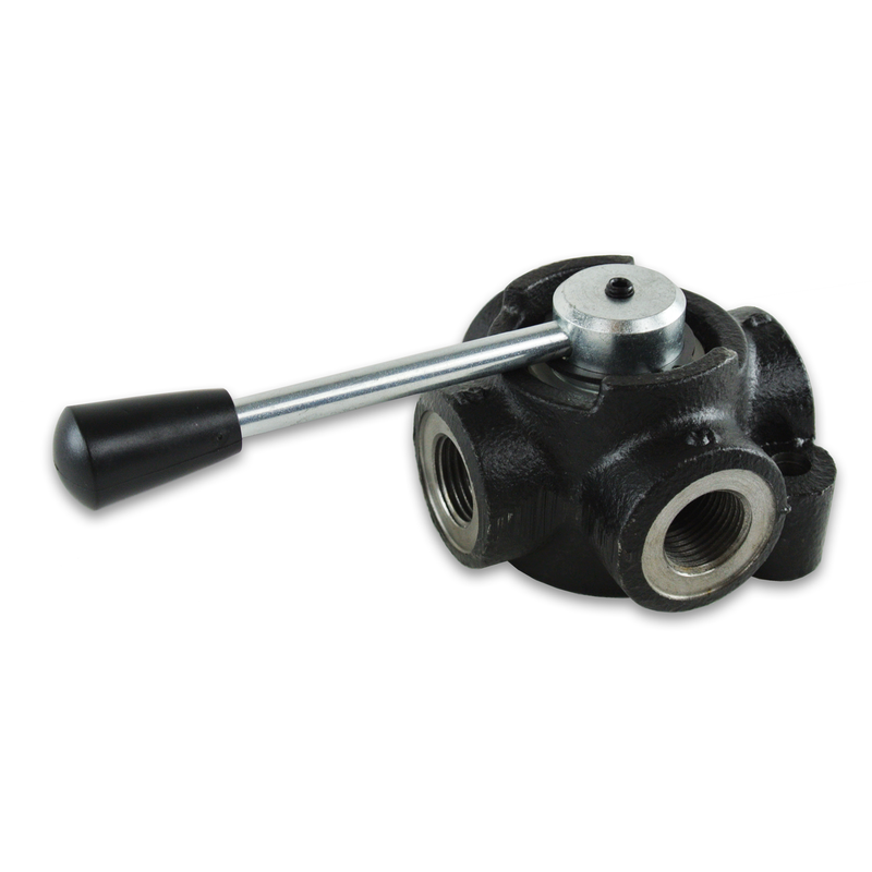 HV Hydraulic - Manual Diverter Valve - 4 Port