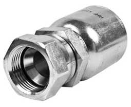 JIS (BSP) Female Parallel Pipe Swivel 30 Degree Flare Straight (100R1, 100R2)