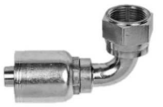 JIS (BSP) Female Parallel Pipe Swivel 30 Degree Flare 90 Degree Elbow (100R1, 100R2)