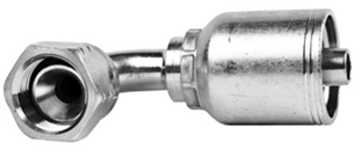 Komatsu Female Swivel 90 Degree Elbow 30 Degree Flare JIS Metric (100R1, 100R2)