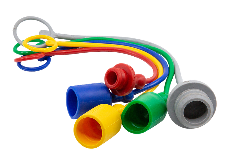 Poppet NV Series Faster Interchange Caps and Plugs