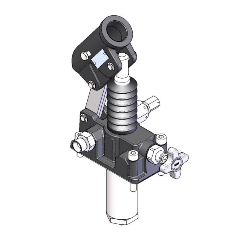 Badestnost - Hand Pump - Single Acting with Relief - Tank Mount