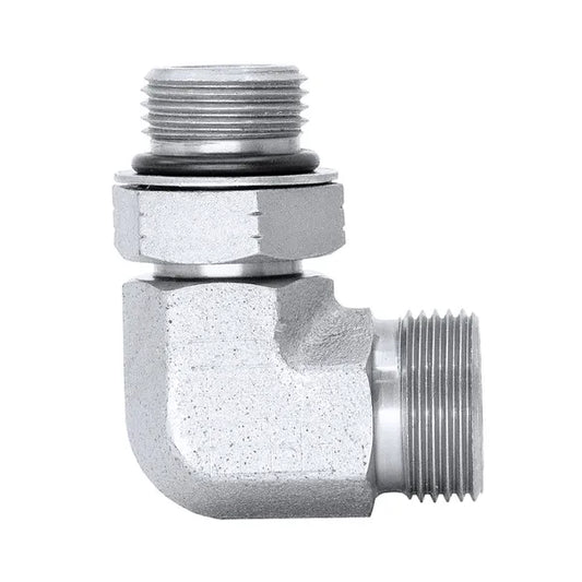 Metric Tube Male x UNO Male - 90° Elbow