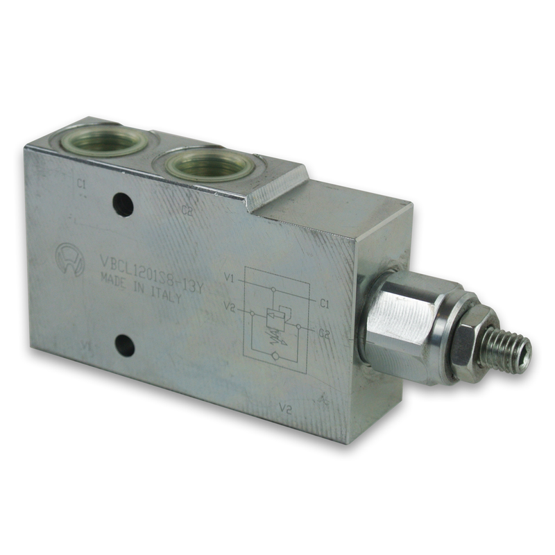 Oleoweb - Single Counter Balance Valve - Internal Vent - Internal Pilot