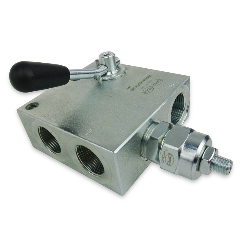 OFC Hydraulics - Manual Diverter Valve - 2 Position With Relief