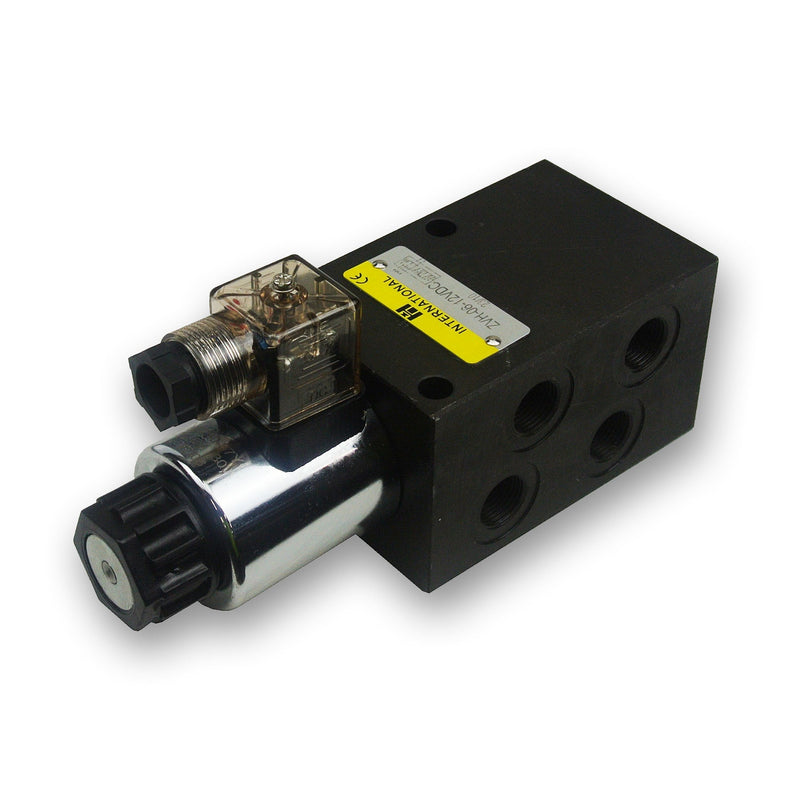 International - Solenoid Diverter Valve - 6 Port - 210 bar - 3/8" BSPP